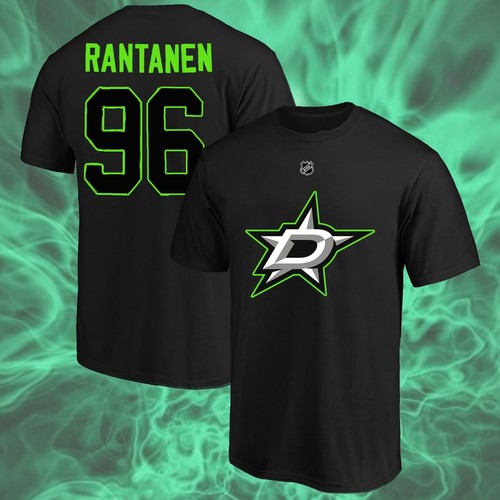 NEW! Welcome Mikoo Rantanen #96 Dallas Star Team Name & Number Player T-Shirt - Picture 7 of 8