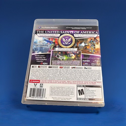 Saints Row IV Commander In Chief PS3 CIB Tested - Picture 2 of 4