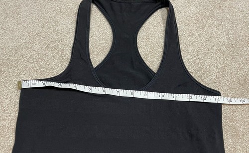 Lululemon Estimated Size 6 Black Racerback Tank Top - Picture 2 of 5