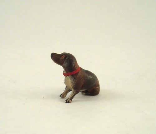 Reibestein Austria Vienna Brass SITTING DACHSHUND Dog Austria Bronze Puppy - Picture 7 of 11