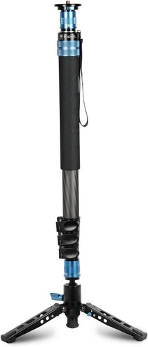 Sirui P-424FL 4-Section Carbon Fiber Monopod with VA-5X Compact Video Head - Picture 10 of 17