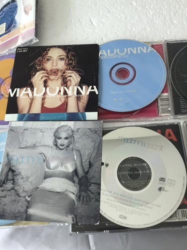 Madonna CD Singles Bulk x12 90s 00s Pop Music Australian Editions Bonus Tracks - Picture 4 of 24