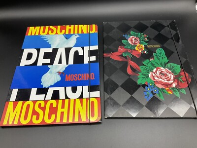 2x Moschino NEW OLD STOCK FOLDER #LU