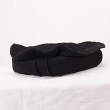 Black Pakol Cap, Afghan Traditional Hat