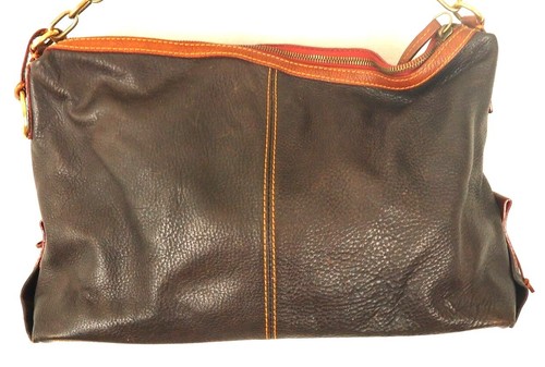 BOLSO VAGABUNDO DOONEY & BOURKE marrón chocolate oscuro bolsillo con cremallera frontal - Imagen 3 de 8