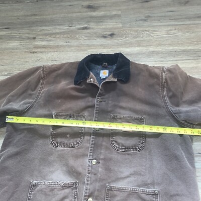 00s Carhartt チョアコート C02 DKB Medium Vintage Carhartt C02 DKB Brown Blanket Lined Chore Jacket