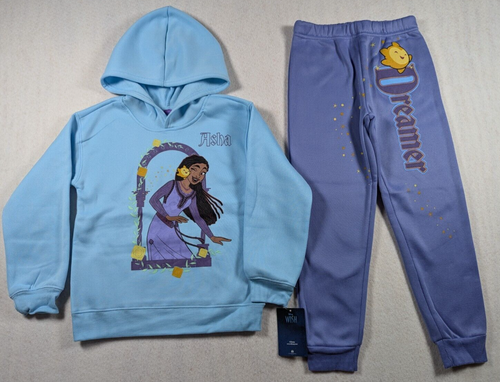 Disney Wish - Asha - Blue Sweatshirt & Pants - Youth - Size 6X - Picture 2 of 16