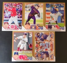 2023 Topps Series 1  GOLD BORDER (#'d/2023) with Rookies You Pick the Card