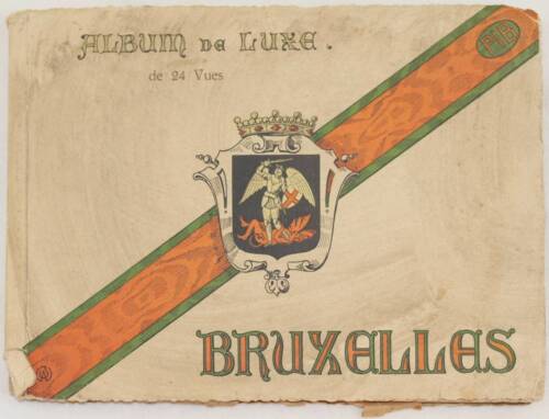 ALBUM DE LUXE BRUXELLES BELGIO BELGIQUE 24 FOTO BORSA STOCK EXCHANGE BELGIUM - Imagen 1 de 2