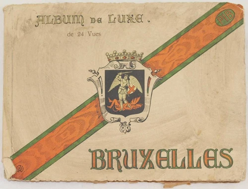 Album De Luxe Bruxelles Belgio Belgique 24 Photos Borsa Stock Exchange Belgium