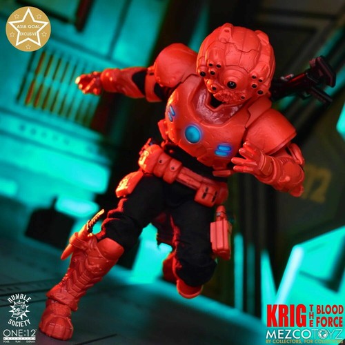 Figura de acción exclusiva 1/12 Mezco Toyz KRIG The Blood Force nueva stock de juguetes - Imagen 4 de 11