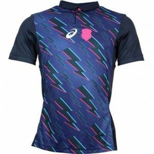 Asics Homme Stade Français 2017/18 Rugby Union Test Maillot Neuf 146539RF M | eBay