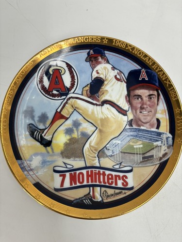 Nolan Ryan 4 Plates Hamilton Collection MrFastballStrikeoutExpress Million$ More - Picture 4 of 13