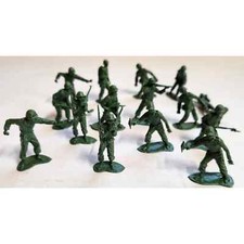 Plastic Green Army Men Lot Hong Kong