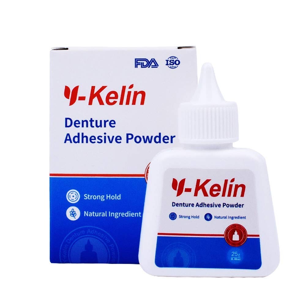 Denture Adhesive Powder Extra Strong Powered Glue YKelin 25g eBay