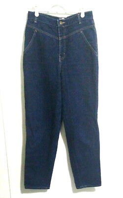 Women's Vintage Calvin Klein Jeans Super High Waist Western Cut Dark Wash  11 - Main Image