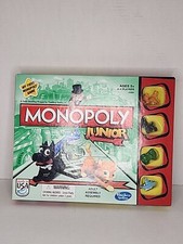 Monopoly Junior Hasbro Gaming Complete Ages 5+ Players 2-4 Made In USA