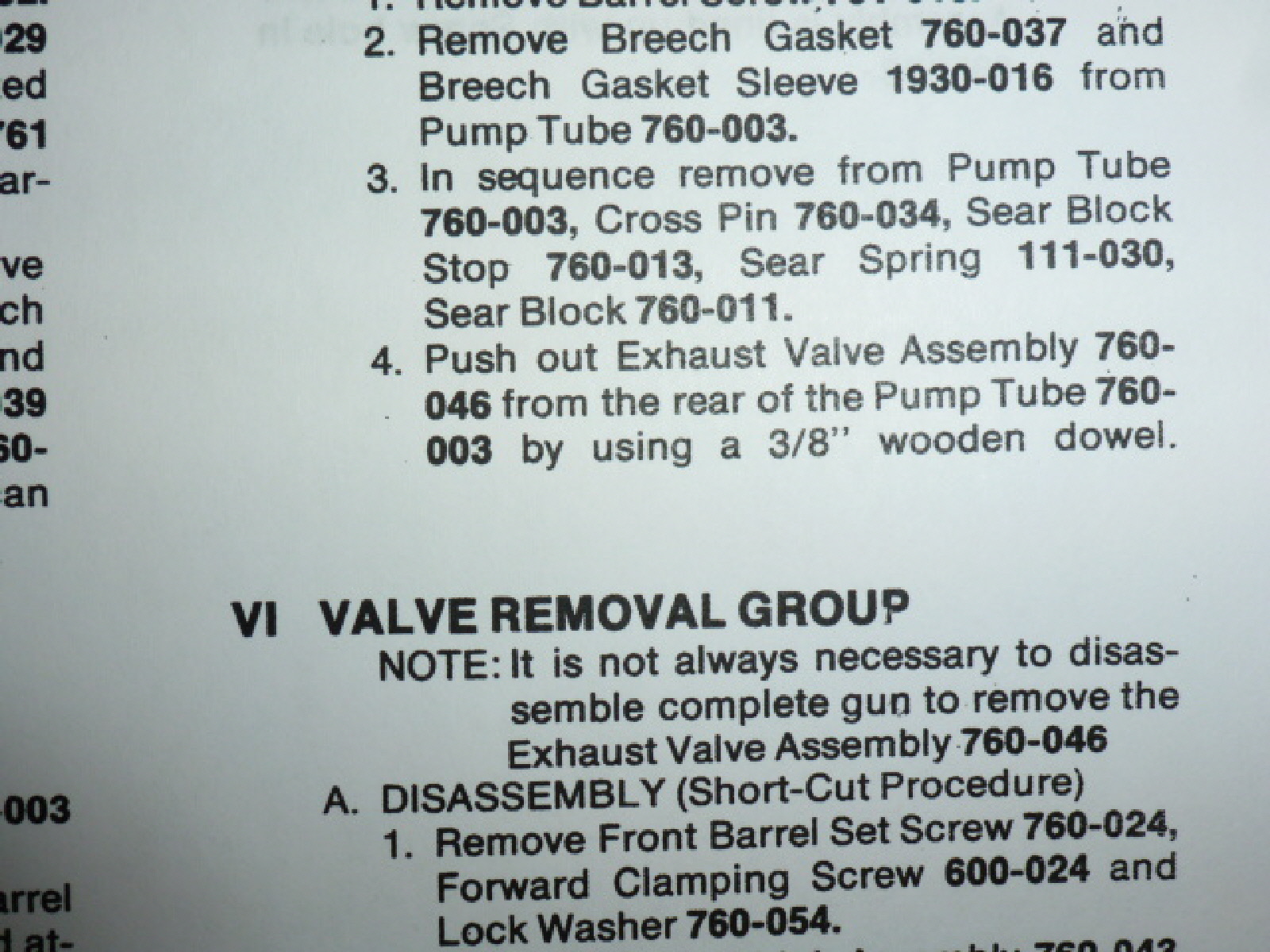 Crosman 761XL 761 XL  One (1) O-Ring Seal Kit + Factory Service Manual + Guide