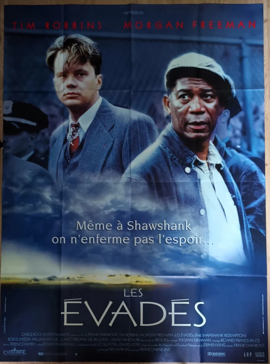 Poster Cinema The Evades 47 3/16x63in Tim Robbins Morgan Freeman Shawshank