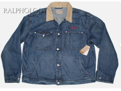 Polo Ralph Lauren Mens Tiger Patch 1967 Dungaree Cord Denim
