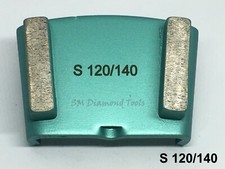 HTC Trapezoid Double Bar 2 Segment Diamond Grinding Polishing Soft Bond 150 Grit