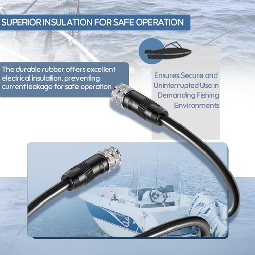 For Humminbird APEX, SOLIX & Onix Models AS EC 20E 8-pin Ethernet Cable 720073-3 - Picture 6 of 9