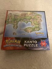 Pokemon Puzzle Kanto 550 Piece Jigsaw Puzzle Map USAoploy 18” X 24” (SEE PHOTOS)