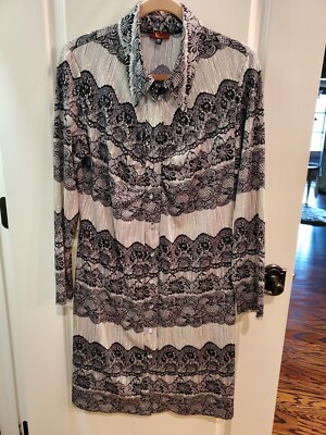 jersey shift dress pattern V by Eva Black Lace -- Size L best shift dress pattern