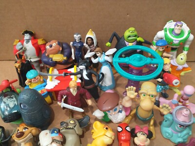 43 Piece Lot of Disney/McDonalds/Burger King Happy Meal Toys