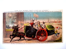 Victorian Trade Card for "A.S.T. Co." Boots, Shoes & Slippers w/Black Tip Shoes*