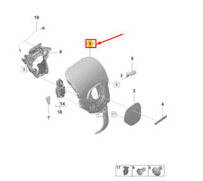 PORSCHE Taycan RH Drive Motor Battery Pack Charging Port 9J1821942E NEW GENUINE