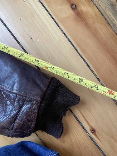 Vintage Horsehide Leather Front Quarter by Durable Bomber Biker Jacket 1950s - Picture 22 of 24