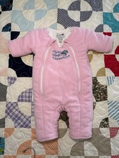 Baby Merlin's Magic Sleepsuit Small 3-6 Months 12-18 lbs Soft Pink 100 Cotton