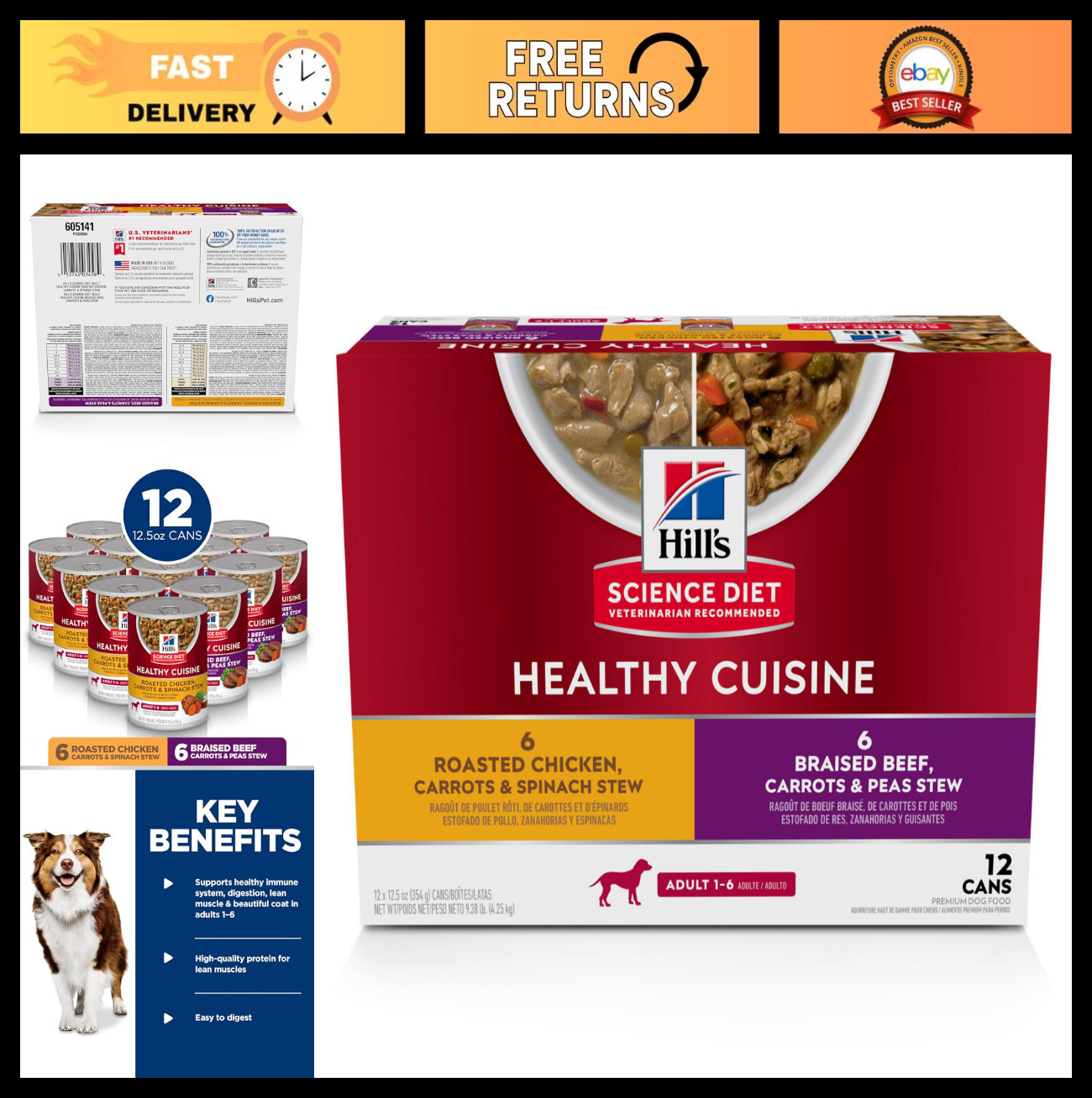 Variety Pack - Roasted Chicken & Beef Stew, 12.5 Oz