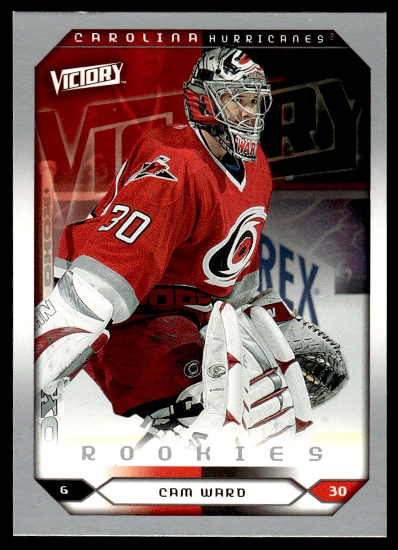 2005-06 Upper Deck Victory Update Cam Ward RC Carolina Hurricanes #274