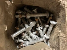 BULK LOT of 25 ~ Tin-Plated Copper Grounding Stud Maclean Power 03-M-015-X