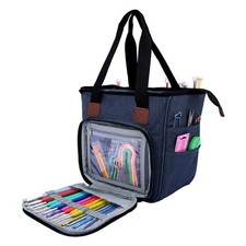 Yarn Bag, Knitting Organizer Tote Bag Portable Storage Bag for Yarns, Carryin...