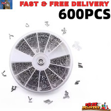 600Pcs/Set Small Metal Nuts Bolts small Screws Kits Assorted steel M1/M1.2/M1.4