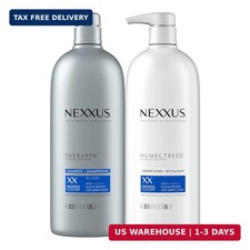 Nexxus Shampoo and Conditioner Therappe Humectress 2 Count for Dry Hair Silicone