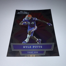 Wild Card 2021 Alumination Kyle Pitts Florida Gators #ABC-11 Rookie NCAA. rookie card picture