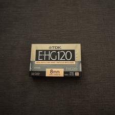 TDK EHG120 E-HG 120 Metal Particle 8MM Camcorder Video Cassette NTSC P6-120 New
