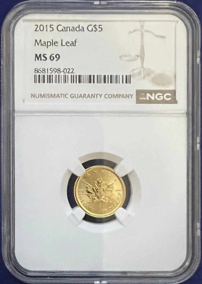 Canadian Maple Leaf Grade MS 69 Gold Bullion Coins for sale | eBay