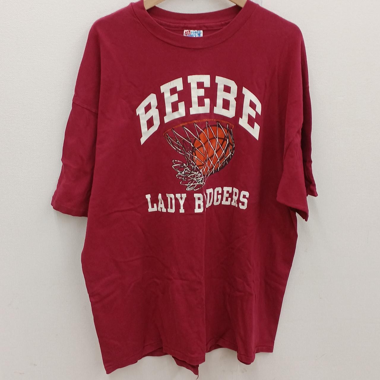SS Cut & Sew D.Red Hanes Premium T-Shirt