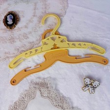Vintage Children s Clothes Hanger Set of 2 1960s 70s Clarolyte Carter s