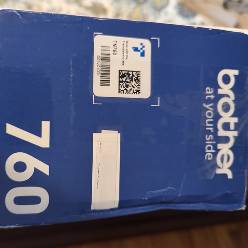 Brother TN760 Black High Yield Toner Cartridge Genuine L2350DW..open box unused - 第 4/4 張圖片