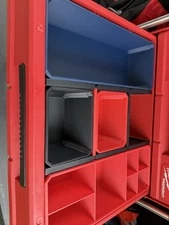 3D Storage Trays for Milwaukee PACKOUT 3-Drawer Tool Box 48-22-8443