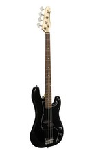 Stagg 4 String Bass Guitar, Right, Black, Ful...