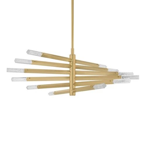 Corbett Lighting 501-42 Strasbourg 42"W LED Abstract Chandelier - Brass - Picture 1 of 9