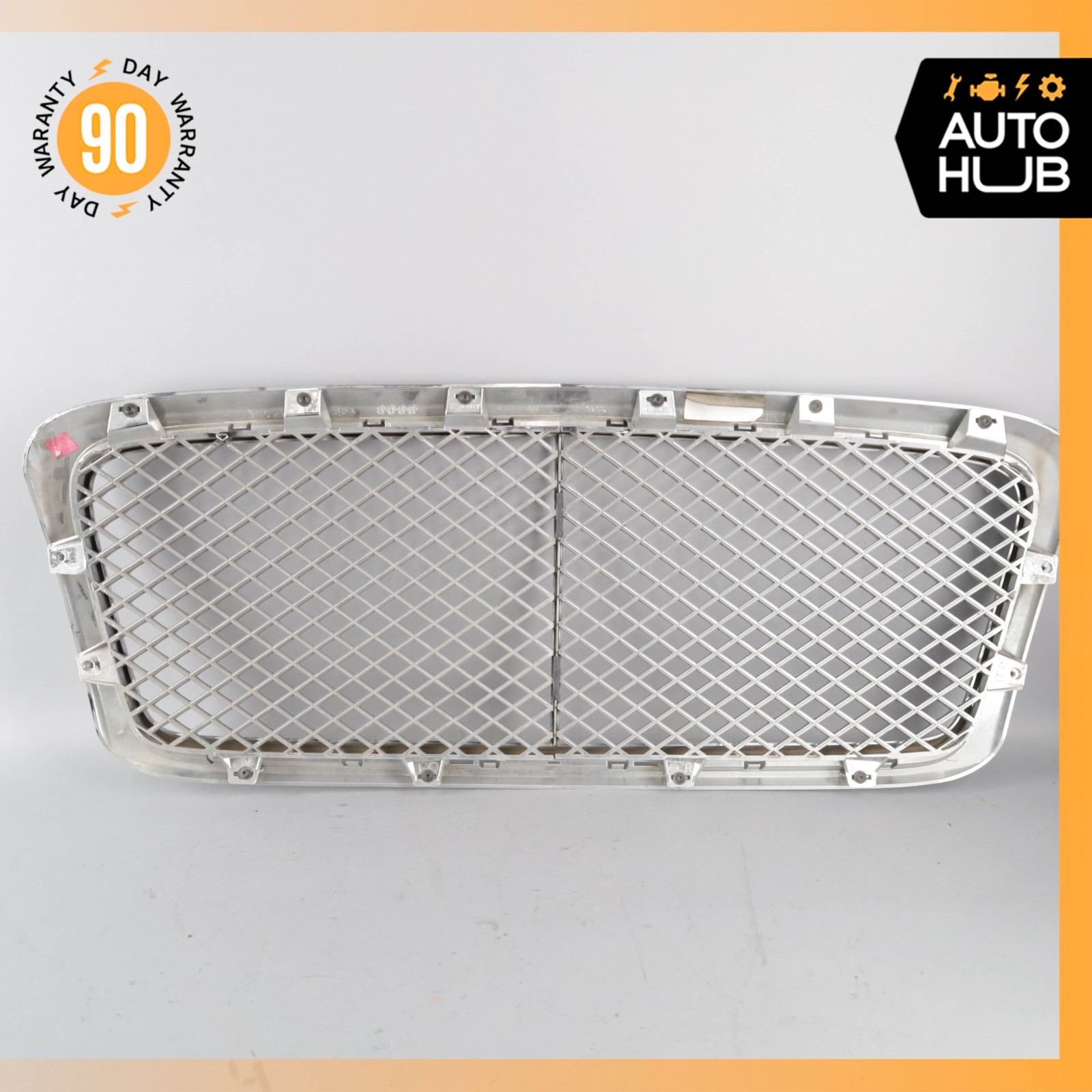 12-18 Bentley Continental GT GTC Hood Radiator Mesh Grille Grill Chrome OEM 73k
