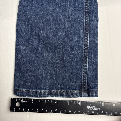 Wrangler Retro Boys Size 14 Regular Jeans Slim Boot Cut Blue Denim Cotton Blend - Picture 9 of 11